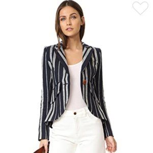 Smythe Hammock Stripe Blazer Size 8 $695 NWT